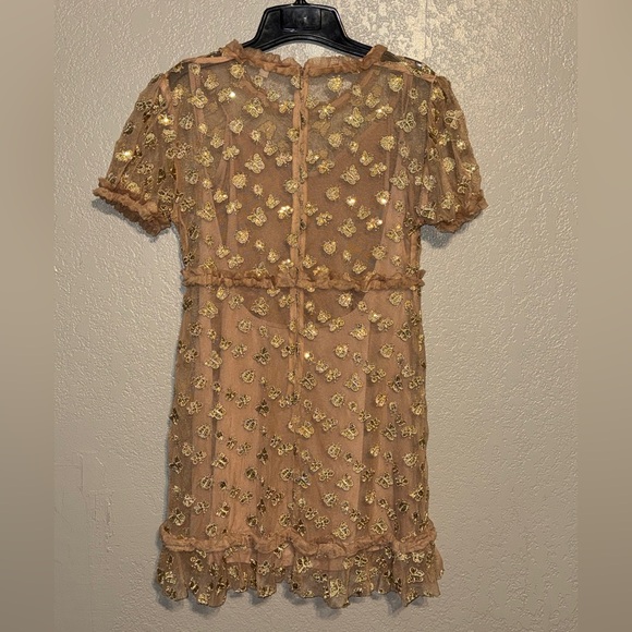 For Love and Lemons golden garden tulle dress - Picture 7 of 13